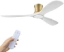 Smart Wood Flush Mount Ceiling Fan with Lights — Smart Fan, Hoenofly