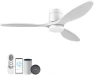 Wood Smart Ceiling Fan with Light and Remote — Smart Fan, cumilo