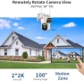 Dual Lens Solar Security Camera 2-Pack — Security Camera, Luovisee