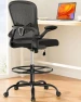 Drafting Chair with Foot Ring and Lumbar Support — Smart Chairs, ErGear