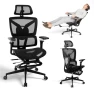 S3 Elite Pro Ergonomic Office Chair with Adjustable Armrests and Footrest — Smart Chairs, RIEIOR