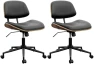 Armless Office Chair with Wheels — Smart Chairs, BERYTH