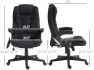 6 Point Vibrating Massage Office Chair with Heat — Massage Chairs, HOMCOM