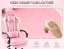 Gaming Chair with Footrest, Ergonomic High Back Computer Chair — Smart Chairs, Mistpeople
