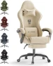 Gaming Chair with Footrest Massage Lumbar Cushion — Smart Chairs, Generic
