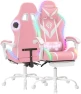 Gaming Chair with Massage, Bluetooth Speakers, RGB Lights and Footrest — Smart Chairs, VANSPACE