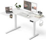 L-Shaped Electric Standing Desk with Hook & Cup Holder — Standing Desk, Acrolix