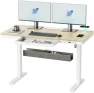 Electric Standing Desk with Drawer and Wireless Charging — Standing Desk, ERGO COLLECT
