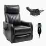 Swivel Rocker Recliner Chair with Heat and Massage — Massage Chairs, Kolavess