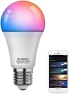 Smart Light Bulbs, WiFi & Bluetooth 5.0, Work with Alexa Google Assistant, App Control, Color Changing LED Bulb, E26... — Smart Light Bulb, Vanance