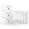 Wireless Remote Control Electrical Outlet Switch (2 Pack) — Smart Plug, Fosmon