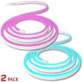 Smart 2pk Neon LED Light Strips, 20 Ft RGBW Wi-Fi LED Rope Light — LED Strip Lights, Energizer
