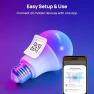 Smart Light Bulbs, WiFi Bluetooth Color Changing LED Light Bulb — Smart Light Bulb, Consciot