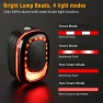 Bicycle Alarm Taillight with Smart Brake Sensing — Smart Bike Light, Camaroca