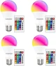 Color Changing RGB LED Light Bulb with Remote Control — Smart Light Bulb, YKNAWOIR