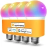 Smart Light Bulb - Color Changing, Dimmable, 9W 810 Lumens, Works with Siri, Alexa, Google Home — Smart Light Bulb, Refoss