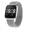 Fitness-tracking smartwatch with Milanese steel belt — Smart Watch