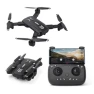 Folding quadcopter drone with dual HD camera and GPS — Drone