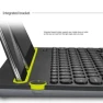 Multi-device Wireless Bluetooth Keyboard with Integrated Stand — Bluetooth Keyboard, Logitech
