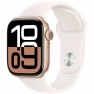Watch Series 10 GPS 42mm Smartwatch with Rose Gold Aluminum Case and Light Blush Sport Band - S/M — Smart Watch, Apple