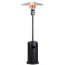 Tall Standing Gas Patio Heater with Wheels, 40,000 BTU, BALI OUTDOORS