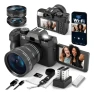 Digital Camera with WiFi, 4K 5K 64MP Photography Kit, Yatao