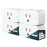 Matter Smart Plug, Works with Apple Home, Alexa, Google Home, SmartThings, 4 Pack — Smart Plug, Linkind