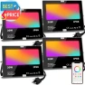 LED Flood Light Outdoor, Smart RGB Landscape Lighting with App Control — LED Strip Lights, MELPO