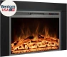 Electric Fireplace Insert with Metal Trim Kit, Kentsky