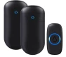 Plug-in Wireless Doorbell with RGB Lighting and 1300 Feet Range, TECKNET