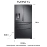 28 Cu. Ft. 4-Door French Door Refrigerator, Samsung