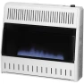 Ventless Propane Gas Blue Flame Space Heater with Thermostat Control, ProCom
