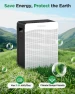 Double-Sided Air Purifier with PM 2.5 Monitor, Mooka