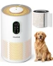 Large Room Air Purifier with HEPA Filter and Night Light, WESTHEY