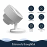 Smart Fan – Ultra-Quiet 2-in-1 Air Circulator with Remote – 5-Speed Compact Cooling Fan – Whisper-Quiet - App Compatible... — Smart Fan, Windmill