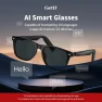 AI Glasses with ChatGPT Assistant, Real-time Translation, and Open-Ear Audio — Smart Glasses, GetD