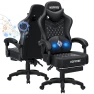 Gaming Chair with Speakers, Massage, and Footrest — Smart Chairs, HOFFREE