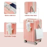 Carry on Luggage with Front Pocket and USB Port — Smart Luggage, imiomo