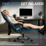 Ergonomic Gaming Chair with Massage Lumbar Support, Footrest, and Adjustable Headrest — Smart Chairs, Dowinx