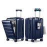 Expandable Carry On Luggage with Cup Holder and USB Charging — Smart Luggage, ISLAND ELEPHANT