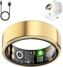 Fitness Ring with Heart Rate, Blood Oxygen, Stress, Sleep, and Step Tracking — Smart Ring, REWSX