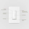 Smart Dimmer Switch, Single Pole, Neutral Wire Required, 2.4GHz Wi-Fi Light Switch Works with Siri, Alexa and Google... — Smart Switch, Kasa Smart
