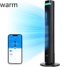 Tower Fan for Bedroom, Smart Floor Fan with Adjustable Oscillating, App & Voice Control, Multiple Modes and Speeds,... — Smart Fan, GoveeLife