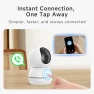Security Camera 2K, Baby Monitor Dog Camera 360-degree — Security Camera, Noorio