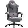 Fabric Gaming Chair with Heated Massage Lumbar Support — Massage Chairs, Dowinx