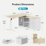 L Shaped Standing Desk — Standing Desk, HUANUO