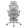 S3 Elite Pro Ergonomic Office Chair with Adjustable Armrests and Footrest — Smart Chairs, RIEIOR