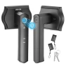 Matte Black Fingerprint Door Lock Set — Smart Lock, VEVOR