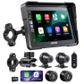 Motorcycle CarPlay Navigation System — Car Infotainment System, VEVOR