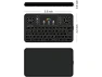 Wireless Keyboard with Touchpad and Colorful Backlighting — Bluetooth Keyboard, Trisvision